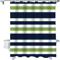 Mornarsko plava, vapna zelena i bijela djeca kupaonica tkanina za kupatilo za kupanje, 72x