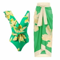 Dame kupaće kupaće odjeće za plažu za plažu Bikinis Bezzelažna plaža Green S