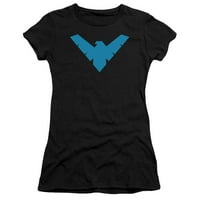 Batman - Nightwing simbol - Juniors TEEN Girls Cap rukava rukava - mala