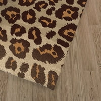 Cheetah Brown Diacream prostirki Kavka dizajna