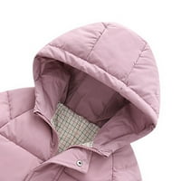 Odjeća za bebe Zima Držite tople džepove sa gumnim džepovima u boji slatki debeli plišani reverzni vrat