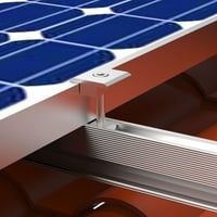 Leke solarna ploča Stezaljka za povezivanje i pričvršćivanje solarne ploče na šinama