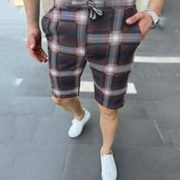 Muški kratke hlače Ispisano Ležerne prilike za kratke modne kratke hlače Mid Wiast Crckstring sa džepovima