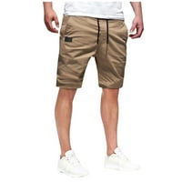 Clearance yoHome Muški kratke hlače Ljetne pamučne čvrste boje Sportske kratke hlače Ležerne prilike