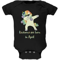 April Rođendan Dabbing Unicorn sunčane naočale Mekana beba Jedna crna 18- m