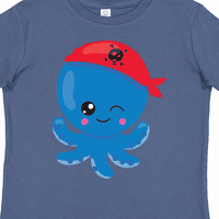 Inktastična gusarska hobotnica, slatka hobotnica, mali hobotni poklon malih majica ili majica mališana