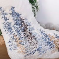 Vikakiooze vezeni božićni božićni čarapi za pahulje uzorak plišani kamin viseći čarape sa pompomom božićne