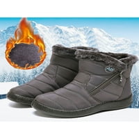 Krokowalk ženska modna gležnja bootie krznene kratke čizme sniježne čizme visoke vrhunske zimske cipele