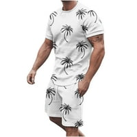 Muškarci Havajski stil Oprema za ispis odijelo prevelike fit kratkih rukava okrugli vrat T majice i