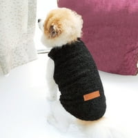 Keusen crna boja poklon za psećim džemper za odmor štenad džemper za kućne ljubimce za kućnu ljubimcu