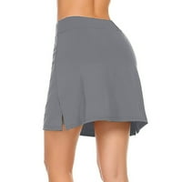 Rbaofujie tenis suknje za žene Atletic Activewear Skorts Mini ljetni vježbanje trčanja s džepovima