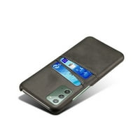 COTHER COTSUNG za Samsung Galaxy S23, novčanik s držačem kartice, tanki lagani udarnim premium PU kožnim sredstvom za prorez na kartici CASE, crni