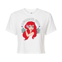 Disney The Little sirena - Ariel - Mermaid Chic - Juniors obrezana majica pamučne mjere