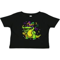 Inktastic Mardi Gras Party Alligator Poklon mališana majica za djecu ili majicu Toddler