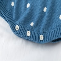 Unise Baby Onegeie odjeća Bodičarska kukičana Dot pletena odjeća džemper Rompers Rompers Kombinezon