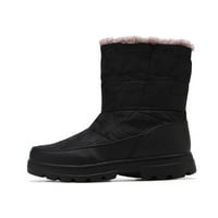 Voncos Womens Cleance Clearence - udoban jesen i zimska topla širina širine lagane žene cipele crna