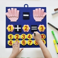 Broj prsta učenja Brojčana ploča Broj ručnog broja matematičke igračke za djecu Plava