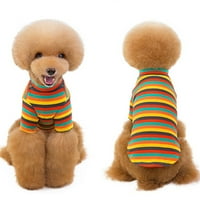 Shulemin majica za kućne ljubimce Okrugli izrez Zatvoreni pleteni tkaninski džemper za pse za unutarnji,