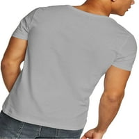 Prednji ručni muškarci Modna majica kratkih rukava Jednobojne vrećice Torgy T majice Pamuk Work Ljetni