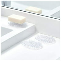 Plastični držač sapuna nosač nosača nosača čista plastična ovalna kupaonica za kupaonicu i kuhinju