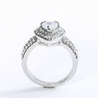 Amlbb prstenovi za žene dame moda ljubav dijamant modni kreativni ženski prsten u obliku srca nakita