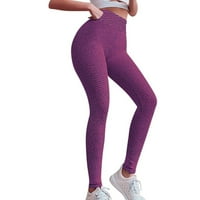 Cleariance Moda Solidna boja Žene Stretch Yoga pantske tajice Fitness Trčanje Sport Spot Dužina Aktivni