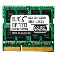 2GB Crna dijamantska memorijska modula za Dell Inspiron Duo DDR So-DIMM 204PIN PC3- 1333MHz nadogradnju