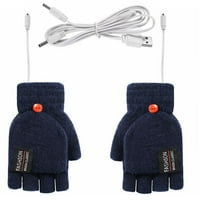 Zimske rukavice za žensko čišćenje zimskih pletenih rukavica bez prstiju rukavice mittens tople rukavice