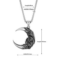 Jedinstveni ogrlica za modeliranje mjeseca muške ogrlice osjetljiv nakit