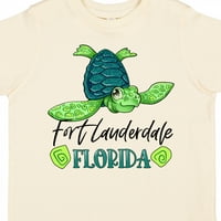 Inktastic Fort Lauderdale, Florida Happy Sea Turtle Poklon mališač majica za djecu ili majicu Toddler
