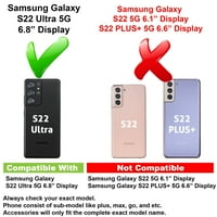 ViBecover tanak futrola kompatibilna za Samsung Galaxy S Ultra 5g, ukupna zaštitna zaštita Fle TPU,
