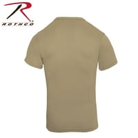 Rothco Majica sa punim bojama sa pamučnim poliesterskim mješavina, Khaki