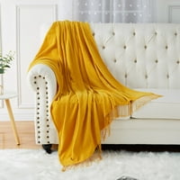 Haperlare 60 50 SOLD bacanje pokrivača za kauč SOF sa ukrasom kaučnjak baršunaste teksture pleteno bacanje