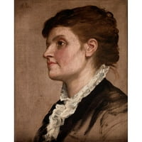 Alphonse LEGROS Black Moderni uokvireni muzej Art Print pod nazivom - Ženski portret