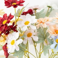 ✪ Vertificial Silk Daisy cvjetni buket unutarnji vanjski krilanhemum lažne biljke Cvijeće za zabavu