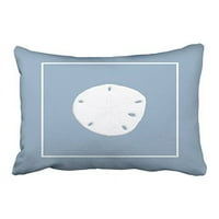 Winhome Rectangl bacanje jastuka navlake Nautička modna tema okrugla jednostavni uzorak jastučnici poliester