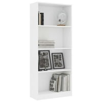 Charmma 4-radna kabineta za knjige White 23.6 x9.4 x55,9 iverica