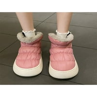 Žene udobne gležnjače za cipele sa zimskim cipelama hladno vrijeme povlačenje snijega ružičasto 8