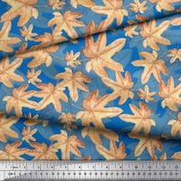 Tkanina za jesenje jesensko lišće u dvorištu široke tkanine