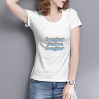 Trendi ženska majica kratkih rukava, zabavni slogan grafički tee za svakodnevnu modu - slatke vrhove