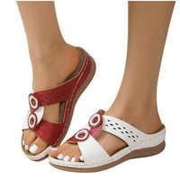 Sandale za žene Ležerne ljetne boemske cvjetne kosinske pete Sandale Udobne papuče na plaži
