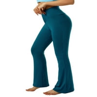 Codeop ženske viseće vučne pantalone Workout Yoga Hlače Tummy Control za povremeni rad