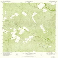 Mapa Topo - Burns Ranch Texas Quad - Usgs - 23. 27. - Sjajni saten papir