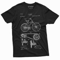 Muški bicikl Patentni majica Bike Istorija izuma Biciklistička majica