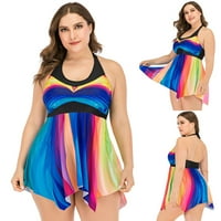 Ženske kupaći kostim gradijent boje Split kupaći kostim bikini odjeća za kupaće kostime suknja
