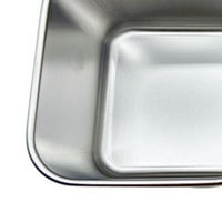 Opejse umaku od nehrđajućeg čelika sa silikonskim poklopcem Krivena pravokutna likota za preljev salata