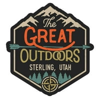 Sterling Utah Veliki na otvorenom dizajnira naljepnicu vinilne naljepnice