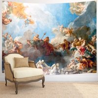 Zidni viseći stropni oslikavanje u Hercules soba kraljevskog dvorca Versailles zid za tapiserije viseće