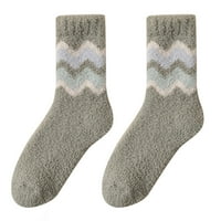 Riforla Žene zimske čarape Jesen i zima Srednja cijev čarape Coral zadebljane tople čarape C Jedna veličina