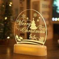 Betterz božićni LED svjetlosni ukrasni vodootporni slatki božićni LED snježni pahuljica svjetla za Xmas